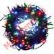 Instalatie Brad, Craciun, 100 LED-uri, 9M Multicolor, 8 jocuri lumini, fir negru